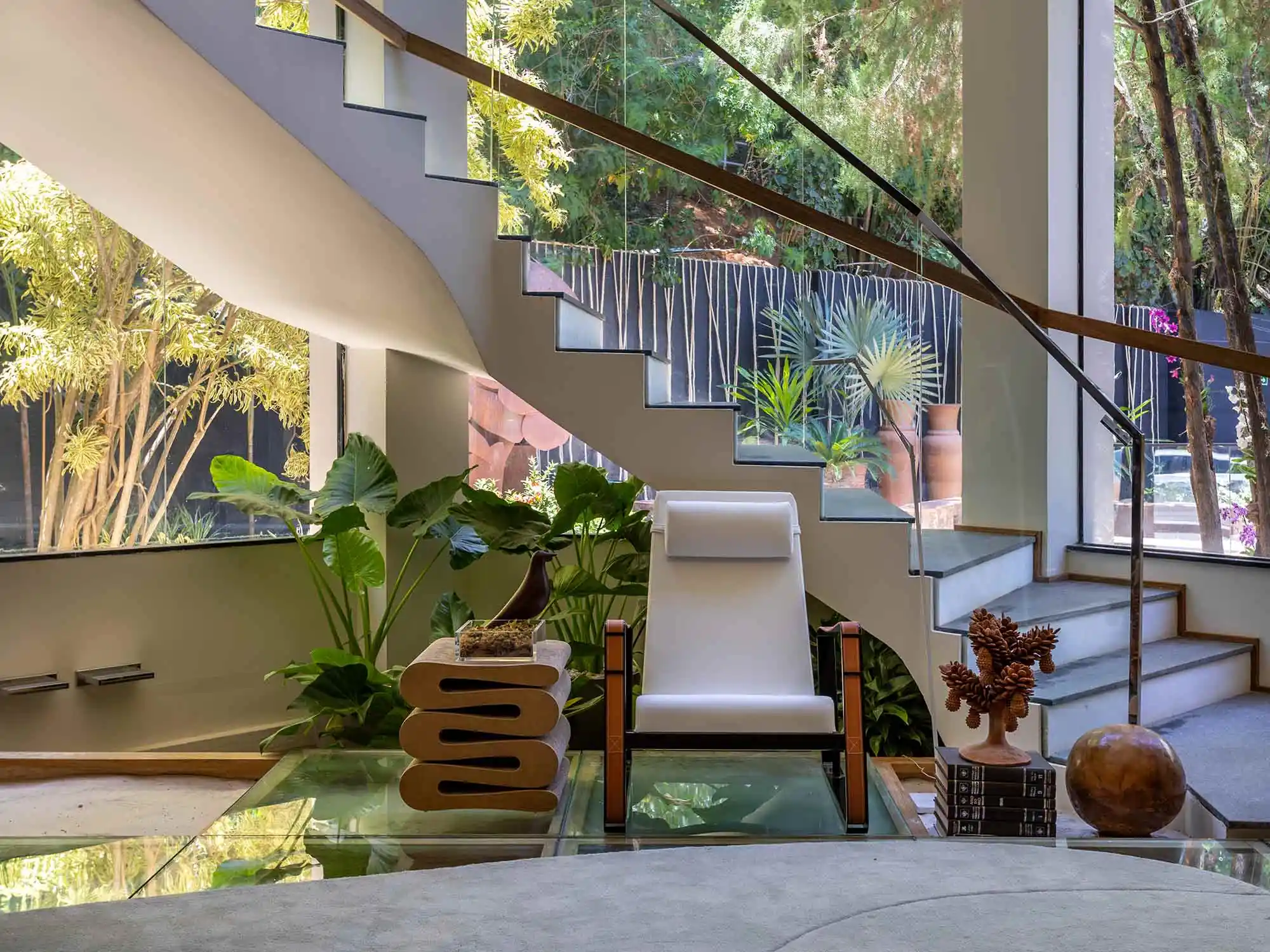 Lounge Recanto – Tatiana Campos Melo. Projeto da CASACOR Bahia 2019.